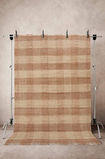 Jotex LARISSA juteteppe Beige/naturhvit 1680907-01-45 1680908-01-512
