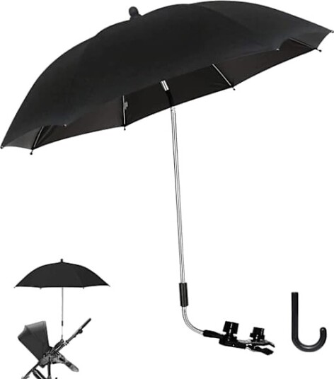 Baby Parasoll Barnevogn Solskjerm Paraply for Sittevogn Buggy Barnevogn Rullestol Utendørs Sportsutstyr 50+UV for Beskyttelse Baby Parasoll Barnevogn Solskjerm Paraply for Sittevogn Buggy Barnevogn Rullestol Utendørs Sportsutstyr 50+UV for Beskyttelse