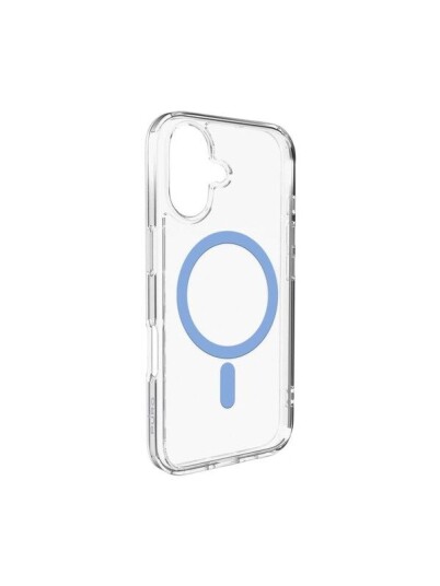 Puro Lite Mag Deksel for iPhone 17 med MagSafe Transparent Blå Ring