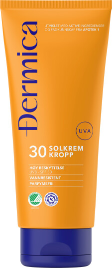 Dermica solkrem til kroppen SPF30 200 ml Dermica solkrem til kroppen SPF30 200 ml