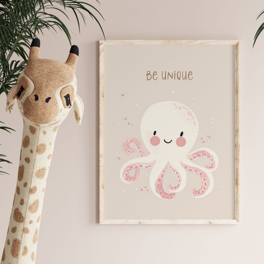 Plakat Vær Unik Blekksprut