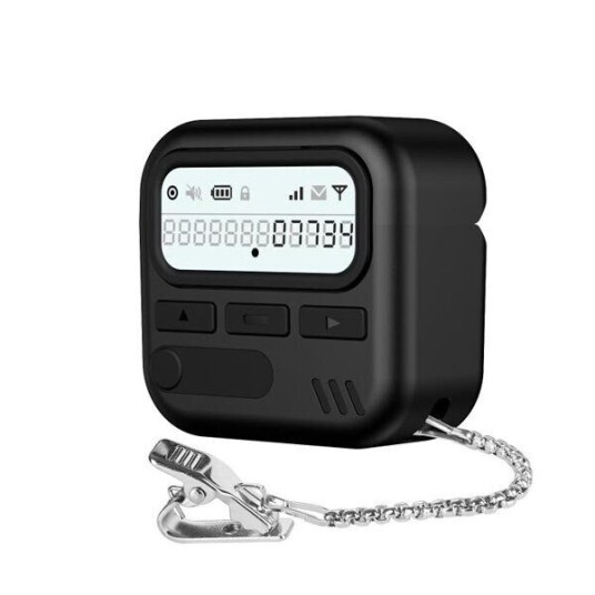 Retroinspirert AirPods 4 deksel Svart Retroinspirert AirPods 4 deksel Svart