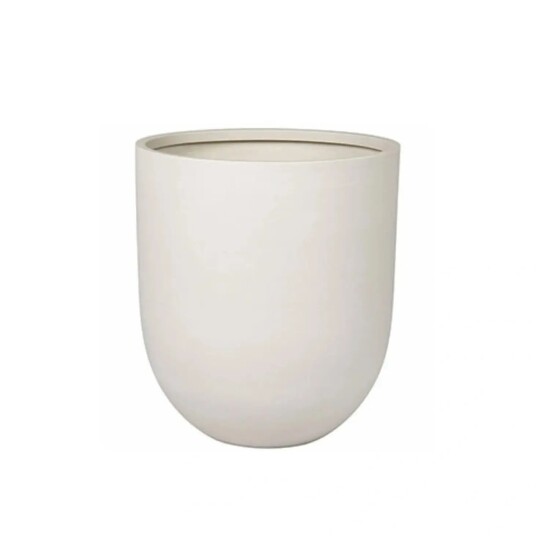 Homefactory RO Fiber pot Cream 301020