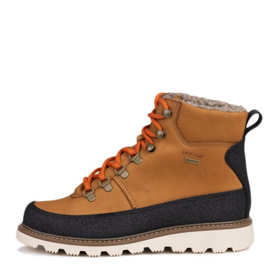 Pomar Women's Kerttu GORE TEX Ankle Boot Tan Nub/Pu/Wht.Sole 41