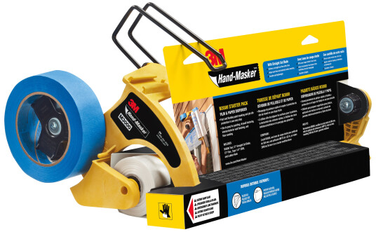 3M Håndmasker For Maskeringstape Og -Folie Gul (M3000-Pak-We) - 1 Stk