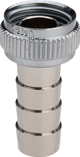 3/8 x 1/2 x 1/2" slangekobling i rødgods