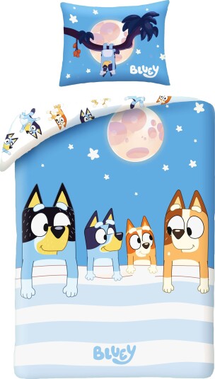 Bluey Sengesett 140x200 Blå