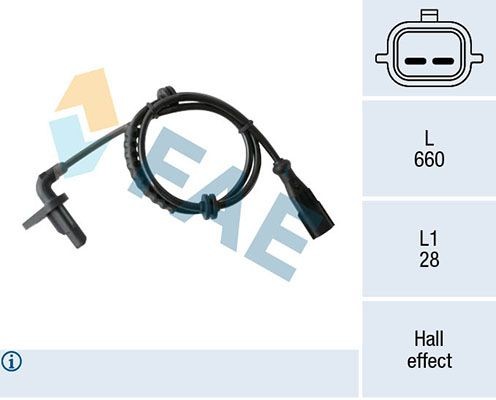ABS sensor FAE 78410