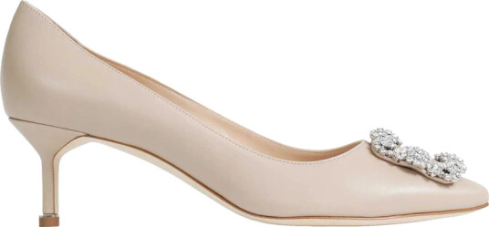 Manolo Blahnik Dame Sko Beige 41 EU,