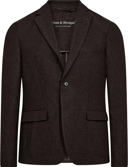 Bruun & Stengade Bs Macron Classic Fit Blazer BROWN 54