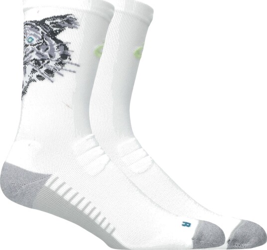 ASICS Performance Run Sock Crew Hvit L