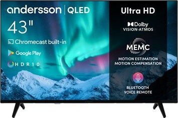 Andersson QLED 43" 4K Android Smart TV med Dolby Vision QLED4350UHD