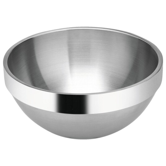 VEGA Skål rustfritt stål; 240cl, 23x10.5 cm (ØxH); Sølvfarge; Rund