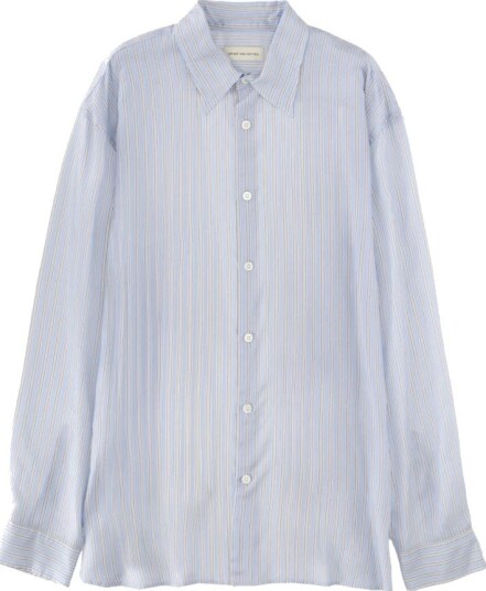 Dries Van Noten, Herre, Skjorter, Blå, M,