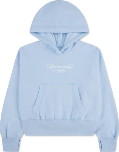 Abercrombie & Fitch Essential hoodie girls ice water 170/176 Abercrombie & Fitch Essential hoodie girls ice water 170/176