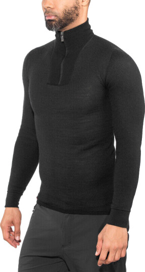 Woolpower 200 Turtleneck med glidel?s Svart M 2023 Thermoundert?y overdeler