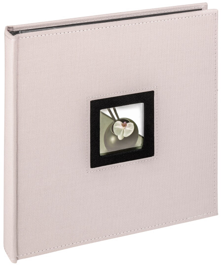 Walther Black & White Grå - 26x25 Cm (50 Sorte Sider)