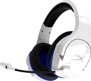 Hyperx Cloud Stinger Core - Hodesett - Full Størrelse - 2,4 Ghz - Trådløs - Hvit, Blå - For Victus By Hp Laptop 15, 16  Laptop 14, 15, 17  Pavilion X360 Laptop  Pro 290 G9
