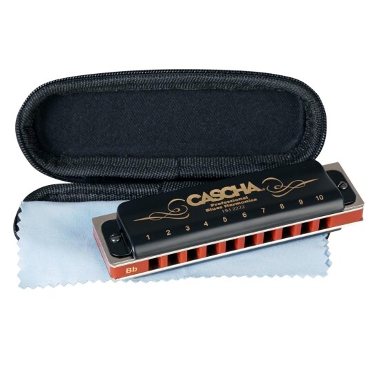Cascha Hh 2222 Munnspill Professional Blues Series Bb