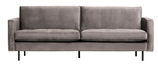 BePureHome Rodeo Classic 2,5-seter. Sofa - Taupe Velur