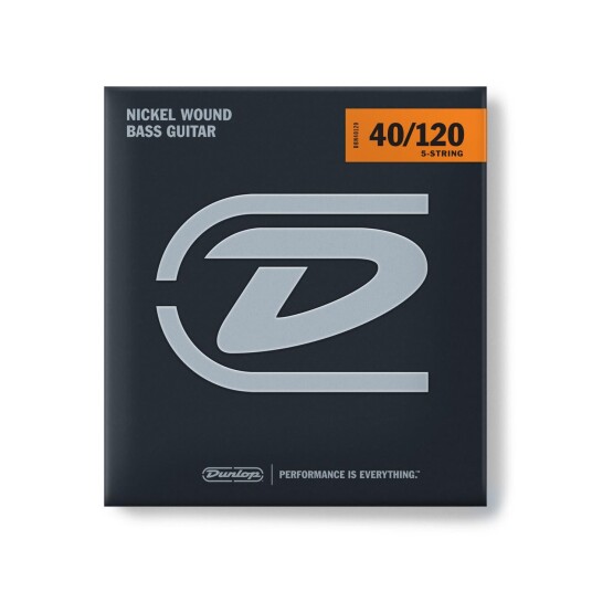 Dunlop El.Bass 5str Niclk Dbn40120 Light 040-120