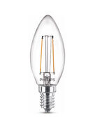E14 Philips LED Classic E14 LED-lyspærer 1.4W (15W) (Lys, Klart) E14 Philips LED Classic E14 LED-lyspærer 1.4W (15W) (Lys, Klart)