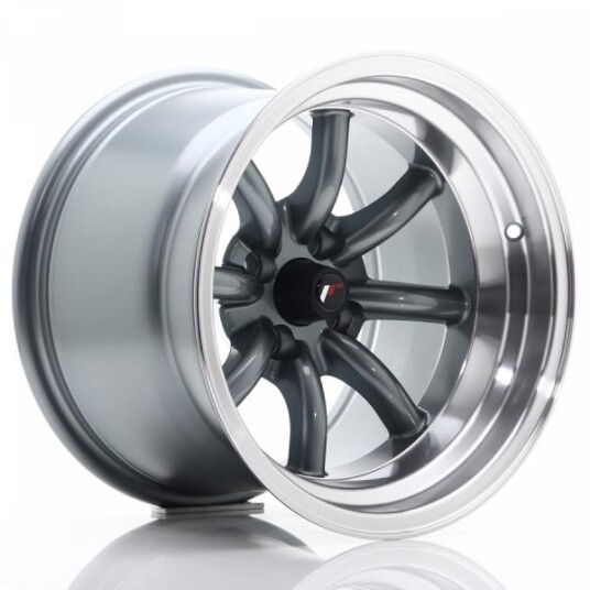 Japan Racing Jr19 Gun Metal Machined Lip 7x14 4x100 ET0 B73.1