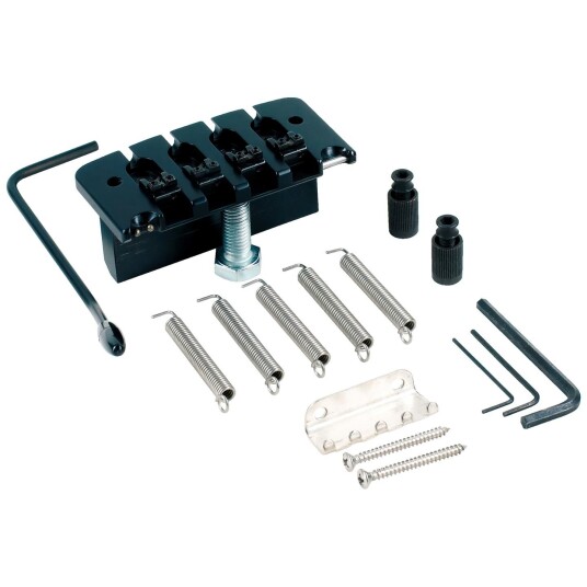 Hipshot 4-String Bass Tremolo .750" / 19 Mm Spacing - Svart
