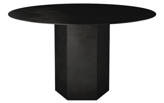 Gubi Epic Steel spisebord midnight black