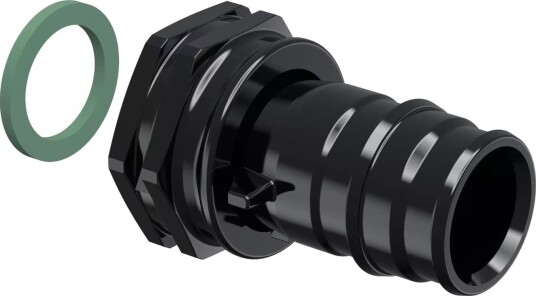 Uponor Q&E Rettnippel m/løpemutter PPSU 25 x 3/4"