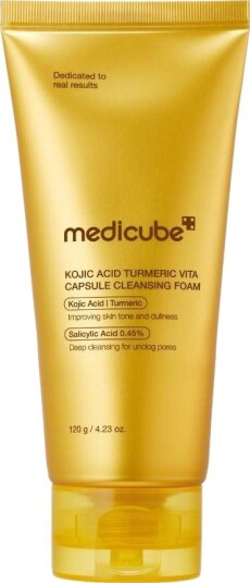Medicube Kojic Acid Turmeric Vita Capsule Cleansing Foam 120 g