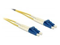 Delock - Nettverkskabel - Lc-Enkeltmodus (Hann) Til Lc-Enkeltmodus (Hann) - 10 M - Fiberoptisk - Dupleks - 9 / 125 Micron - Os2 - Halogenfri - Gul Delock - Nettverkskabel - Lc-Enkeltmodus (Hann) Til Lc-Enkeltmodus (Hann) - 10 M - Fiberoptisk - Dupleks - 9 / 125 Micron - Os2 - Halogenfri - Gul