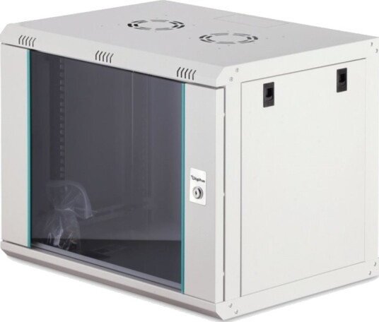 Digitus Nettverksskap Dynamic 19" 9U 600X450 Glassdør Grå Umontert 60 Kg Digitus Nettverksskap Dynamic 19" 9U 600X450 Glassdør Grå Umontert 60 Kg