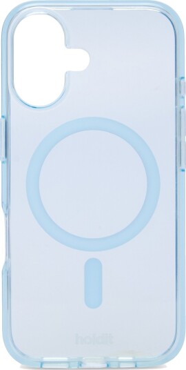 Holdit Transparent Case Magsafe iPhone 16 Mineral Blue