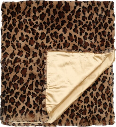 Premium Sengeteppe | Rex Rabbit | 238 x 55 cm   Leopard
