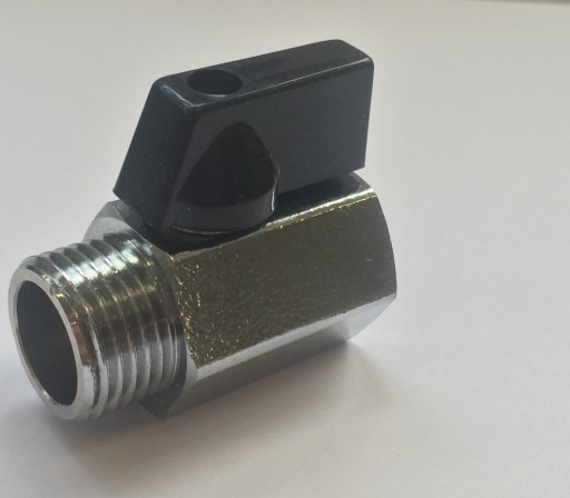 1/2" x 3/8" minikuleventil M/N