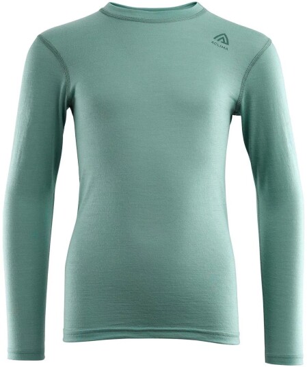 Aclima Lightwool Crew Neck Jr oil blue 150 cm