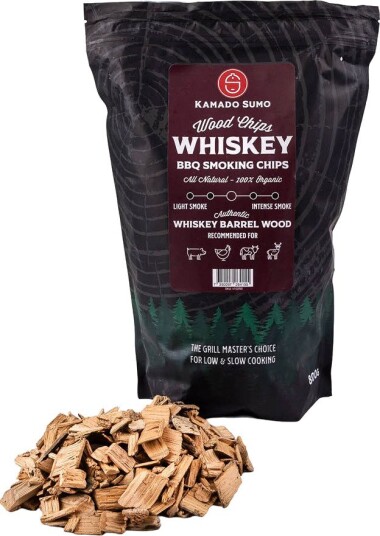 Kamado SUMO Wood Chips røykeflis 800 g whisky