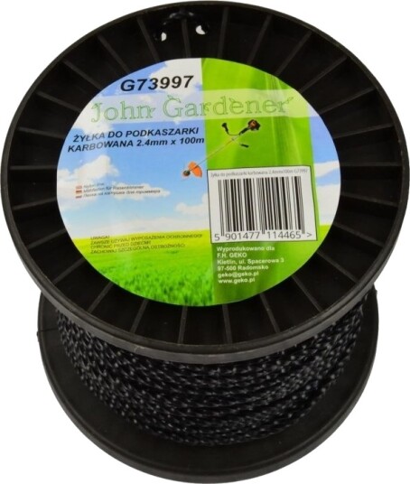 Geko Korrugert Trimmerlinje 2,4Mmx100m24