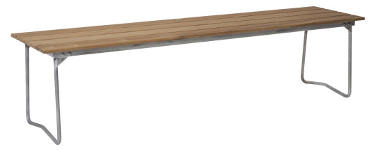 Grythyttan Stålmöbler Bänk 9 Oljad ek/galvat 170 cm Natur