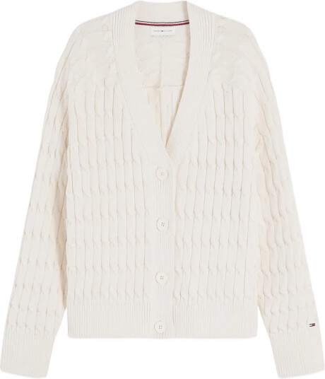 Tommy Hilfiger | Mid Gg Cable V Nk Ls Cardi | L