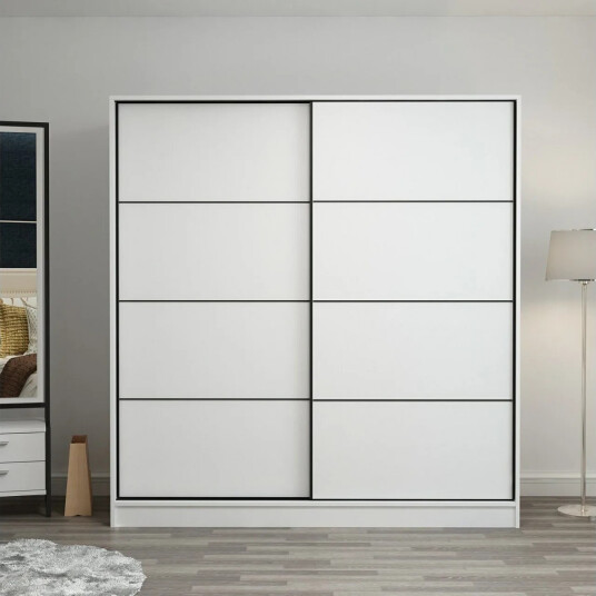 Fruitland Garderobe 220 cm - Hvit