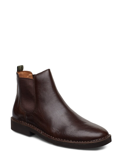 Polo Ralph Lauren Talan Leather Chelsea Boot - Brown - 46