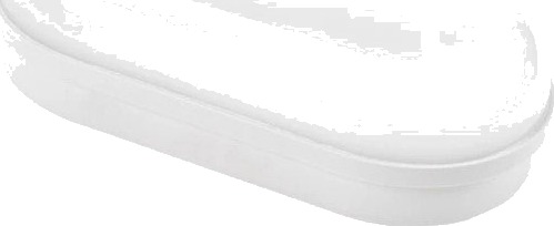 Spectrum 8W LED Technic vegglampe IP54 IK10 oval hvit inkl. lyskilde Dimbar : Ikke dimbar Kulør : Nøytral