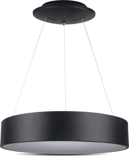 20W LED pendel Ø45cm sort Dimbar 3000K 120cm wire varm hvit Kulør : Varm