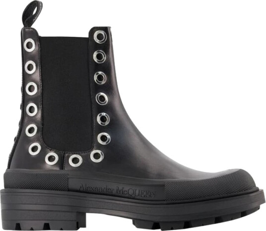 Alexander McQueen Herre Sko Svart 44 EU,