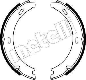 Bremseskosett håndbrems METELLI 53 0233 Bremseskosett håndbrems METELLI 53 0233