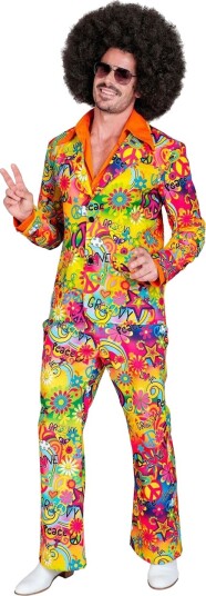 Widmann Groovy Hippie Kostymedress til Herre XX Large
