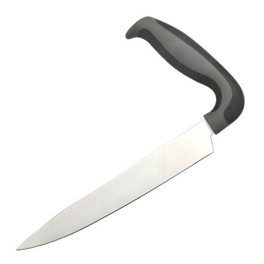 Aanonsen - Kjøkkenkniv ergonomisk 27 cm svart/stål Aanonsen - Kjøkkenkniv ergonomisk 27 cm svart/stål