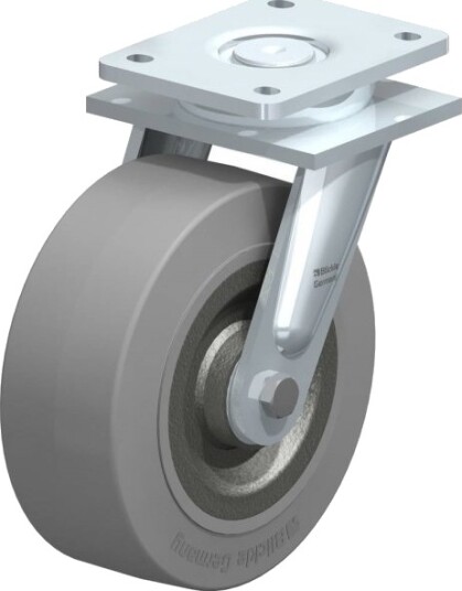 Blickle 663336 Lo-Se 202K-Sg Styrehjul Med Lager 200 Mm, Maks 850 Kg (1 Stk)